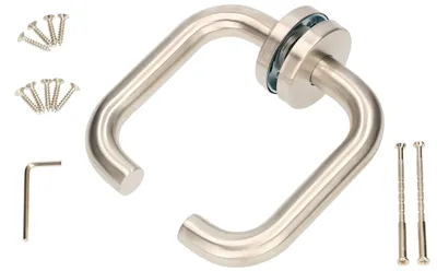 Immagine prodotto di KOTARBAU® - Maniglia per porta in acciaio inossidabile, modello A, forma ovale, 140 mm