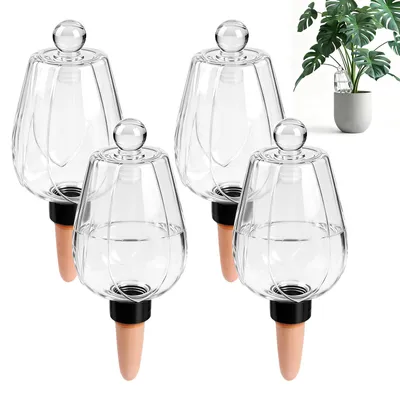 Bewässerungskugeln 4er-Set 350 ml mit Deckel