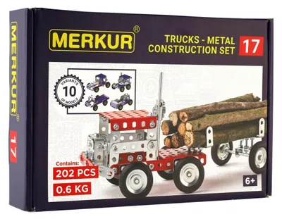 Image de Set MERKUR 017 Truck 10 models 202pcs in box 26x18x5cm