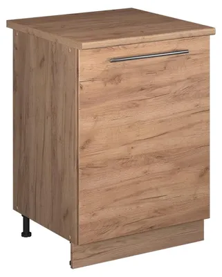 Obrázok produktu pre Kuchynská spodná skrinka Vicco Fame-Line Dub Goldkraft/Dub Goldkraft 60 cm 1 dvere s pracovnou doskou, Model 65195