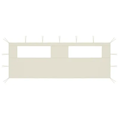 Zdjęcie produktu dla VIDAXL -ERBEITUNGSWALL MIT WINDAMEN 6X2 M. CRème -gelled