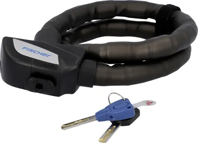 Obrázok produktu pre Zámok na bicykel FISCHER, dĺžka: 900 mm, čierny