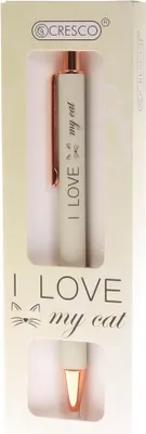 Produktbild von Kugelschreiber „I Love My Cat“ im Etui – Cresco