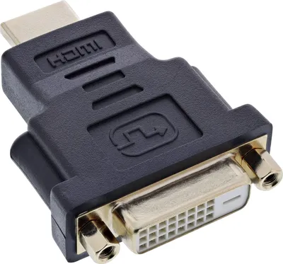 Produktbild von InLine® HDMI-DVI Adapter, HDMI Stecker auf DVI Buchse, 4K2K