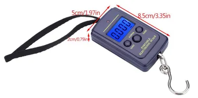 Obrázek produktu pro Digitální váha na ryby, 40 kg, s podsvíceným LCD displejem