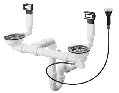Obrázek produktu pro HANSGROHE 43932800 Odpadní a přepadová souprava BSO s