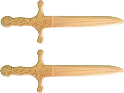 Image de 2 dagues de pirates en bois