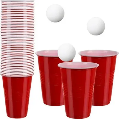 Obrázok produktu pre Hra Beer Pong - 50 pohárov Ruhhy 21232 74330
