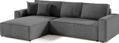 Produktbild von Ecksofa Eckcouch mit Schlaffunktion Sekwana L Form Bettkästen Couch Sofagarnitur Links