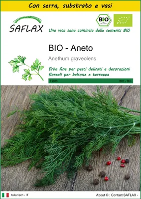 Immagine prodotto di SAFLAX Insieme di coltivazione -- Aneto - 700 semi - Anethum