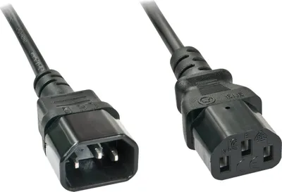 Produktbild von LINDY IEC-Netzverlängerung 320 C14 - 320 C13 2m