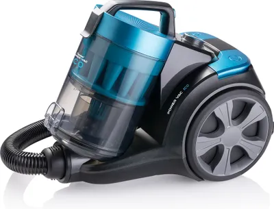 Produktbild von Bestron HEPA13 Multi-Zyklon-Staubsauger, mit stufenloser Saugkraftregulierung & 4-teiligen Zubehör: Hartböden-/Parkett-, Polster- & Möbelbürste sowie Fugendüse, 9m Aktionsradius, 700 Watt,Schwarz/Blau