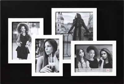 Produktbild von Walther, RW444W,Friends Galerierahmen für 4 Fotos, weiss