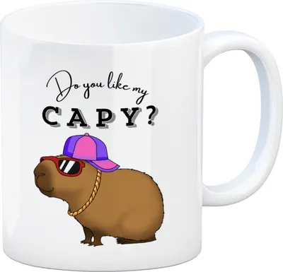 Produktbild von Do you like my Capy? Capybara Kaffeebecher