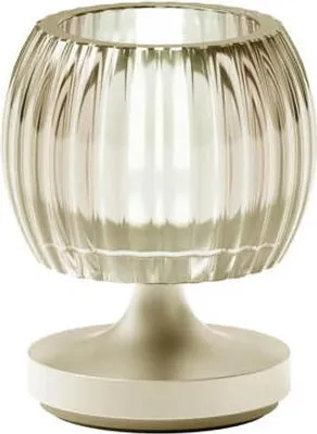 Imagen del producto de Estilístico - Lámpara de techo "Candeeiro Hari Lamp S" (ondas doradas)