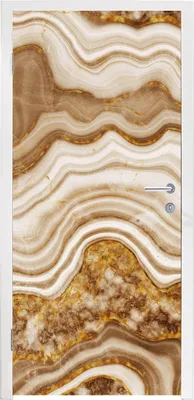 Obrázok produktu pre MuchoWow® Tapety na dvere - Samolepiaca fólia na dvere - Mramor - zlato - kamienky - 215x90x0.1cm - Plagát na dvere - Samolepiaca fólia na dvere