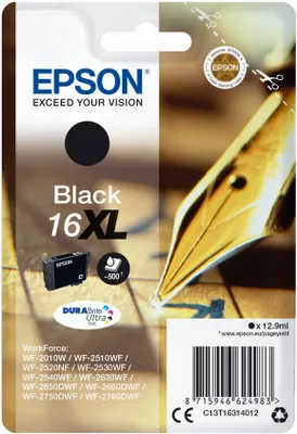 Produktbild von Epson Singlepack Yellow T0714 DURABrite Ultra Ink, Standardertrag, Gelb, Tinte auf Pigmentbasis, 5,5 ml, 1 Stück(e), Einzelpackung
