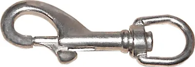 Image de Mousqueton marin OEM en acier inoxydable argenté, 100 mm