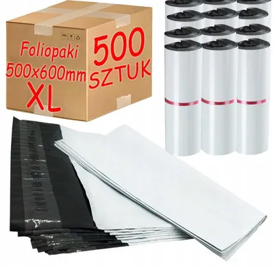 Obrázok produktu pre Balenie kuriérskej fólie Biela XL 500x600mm - 500 ks.