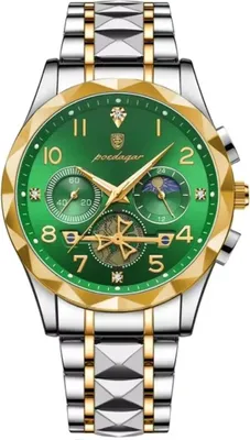 Produktbild von Elegante Herrenuhr POEDAGAR in Grün KP34994