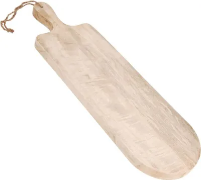 Obrázok produktu pre Excellent Domáce potreby Servírovacia doska na občerstvenie hnedé sisalové drevo 15x49x2,2 cm