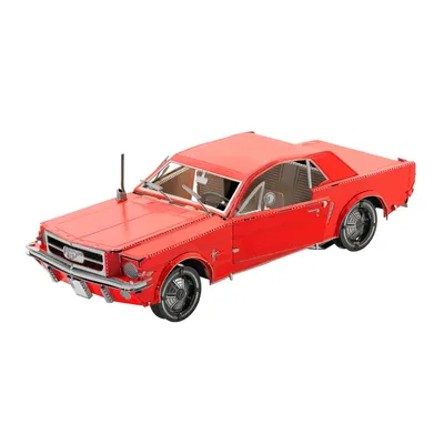 Produktbild von Metal Earth 1965 Ford Mustang, Oldtimer-Modell, Montagesatz, 1965 Ford Mustang, Unisex, 14 Jahr(e), Rot