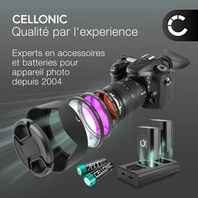 Image de CELLONIC Chargeur DS4330 pour appareil photo , Alimentation Batterie , Câble Charge rapide, Adaptateur Secteur