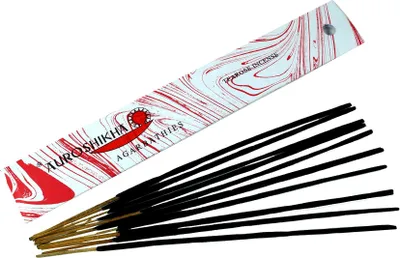 Produktbild von Auroshikha Räucherstäbchen - Tearose Incense, Pink, 23*3,5*0,3 cm, Indische Räucherstäbchen