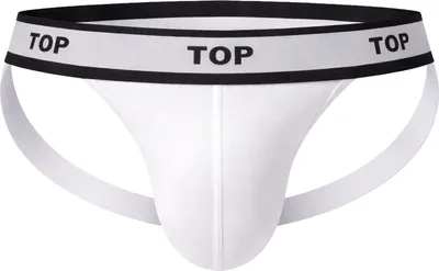Obrázok produktu pre Barcode Berlin Jockstrap TOP White-Black - Größe M