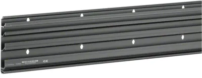 Produktbild von Hager Sockelleistenkanal- SL201151 Unterteil 4Kammern PVC 20x115mm schwarz
