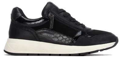 Image de REFRESH - Baskets de sport pour femmes, couleur noire - Chaussures confortables et polyvalentes - C
