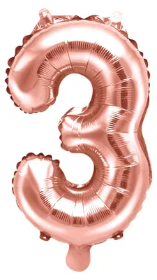 Obrázok produktu pre Fóliový balón ružovo-zlatý 35 cm číslo 3