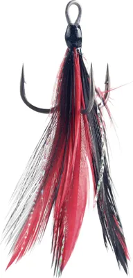 Produktbild von BKK Feathered Spear 21-SS - 3 Drillinge, Größe/Farbe:Gr. 1 / Red-Black