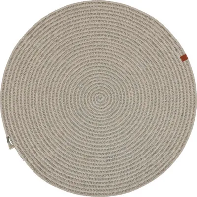 Produktbild von Fleckerlteppich Milano beige rund Ø 80 cm
