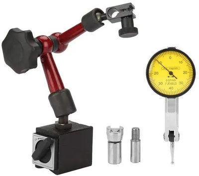 Productafbeelding van Metallische meetlat met schaalverdeling - Magnetische bevestiging - Oppervlaktemeting - Resolutie 0,01 mm - Gewicht 530 g