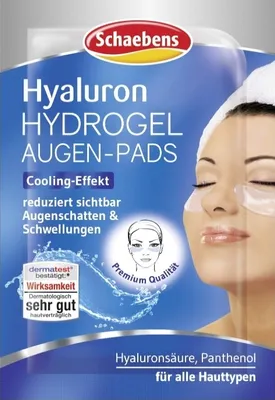 Obrázok produktu pre Schaebens, Hyaluron Hydrogel, gélové náplasti na oči, 2 ks