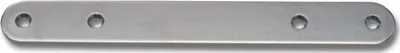 Produktbild von Verbindungsplatte (Montageplatte) Bohr ø 4mm für Küchentüren gerade L 110mm