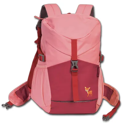 Produktbild von Kinderrucksack 37x28x18 rosa Polyester recycelt gepolstert Fabrizio Go Green Rehkitz D3ORI222A