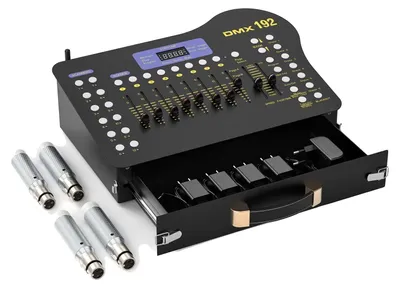 Produktbild von DMX-Controller, 192 Kanäle, drahtlose Kommunikation, schwarz, EU-Stecker