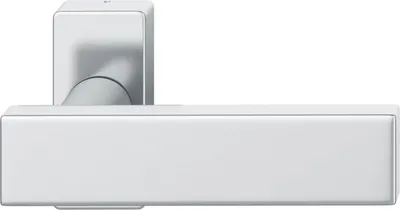 Produktbild von FSB Rahmentürdrücker 09 1003 Hochhaltefeder B eckige Rosette Edelstahl matt