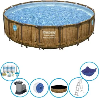 Obrázok produktu pre Bestway Pool Power Steel Swim Vista - s príslušenstvom - 488x122 cm