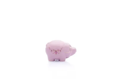 Image de Porcinet, porcelaine figurative, 8,5 cm, fleurs, Leander