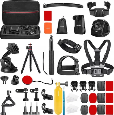 Zdjęcie produktu dla Zestaw Montażowy 50w1 Uchwyty Mocowania do GoPro SJCAM XIAOMI DJI INSTA360 / GP-50