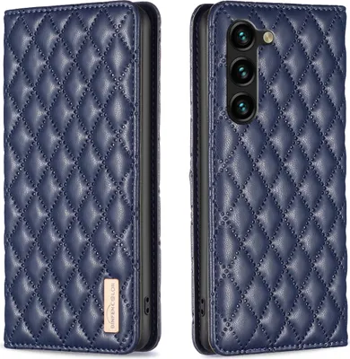 Produktbild von Galaxy S23+ Hülle, Elegant Bookstyle Flip Leder Kartenfächer Schutzhülle mit Ständer für Samsung Galaxy S23+ Blau