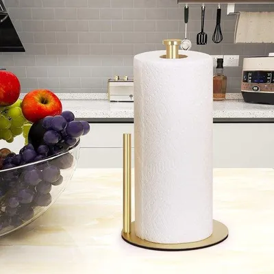 Obrázek produktu pro Držák na kuchyňské utěrky Famanu, elegantní design, zlatá barva