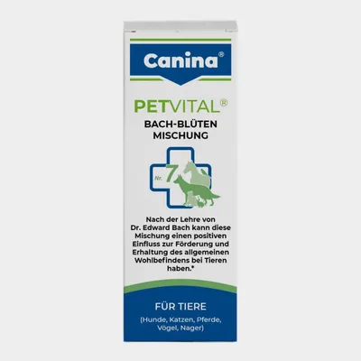 Produktbild von Canina PETVITAL Bach-Blüten No.7, Universal, Tablet, Allgemeiner Gesundheitszustand, Universal, Flasche, 10 g