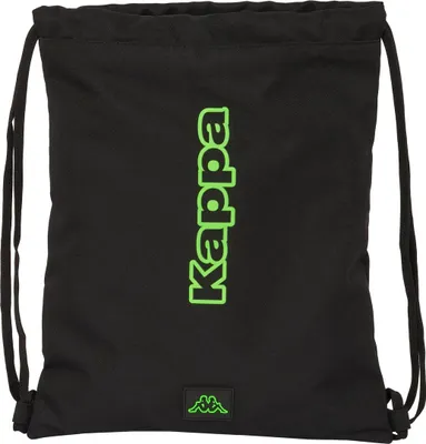 Produktbild von Safta 40 Cm Kappa Turnbeutel Schwarz Kinder Schwarz One Size