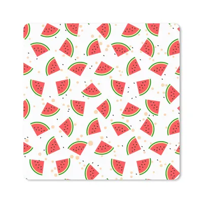 Produktbild von MuchoWow® Mauspad Mousepad Sommer - Wassermelone - Rosa 30x30 cm - Mousepads - Maus Mat - Pad - Mausunterlage - Gaming