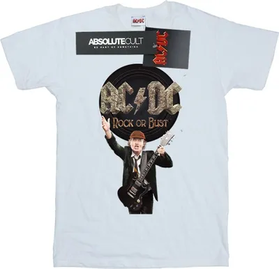 Produktbild von AC/DC - "Rock Or Bust" T-Shirt für Herren BI721 (XL) (Weiß)