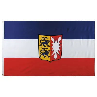 Produktbild von MFH Fahne 90 x 150 cm - Schleswig-Holstein - blau/weiß/rot